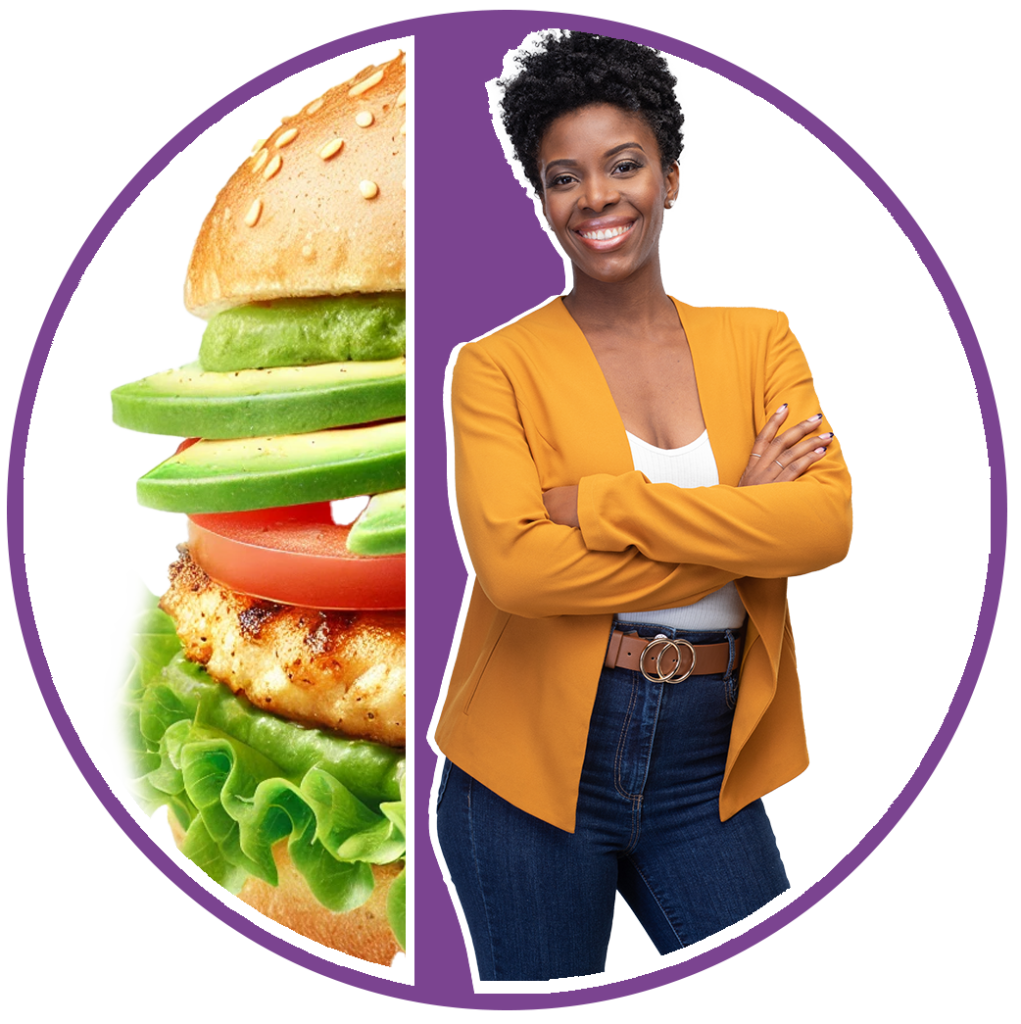 healthy fast food options burger and Davida