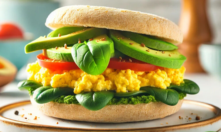 morning breakfast sandwich